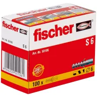 Tacos S 6 Fischer | Fijación Segura en Hormigón y Ladrillo