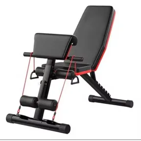 Banco Ajustable Multifuncional para Abdominales en Casa