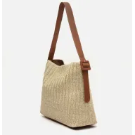 Bolso Saby Efecto Rafia Estilo Hobo