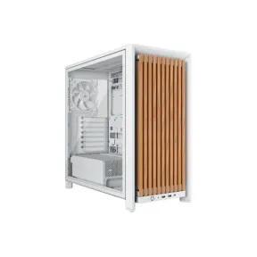 Corsair 4000D RS Wood White & Oak - Caja ATX con Ventiladores