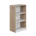 Biblioteca Galipette: Marcel roble blanco y marrón