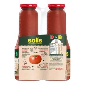 Tomate Frito Solís 6 Botes 460g - 2,76kg a 1,23€ unidad