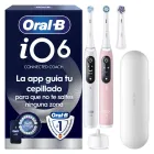 Pack de 2 Cepillos Eléctricos Oral-B iO6 + 3 Cabezales