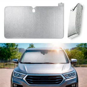 Protector Solar Plegable para Parabrisas del Coche 140 x 80 cm