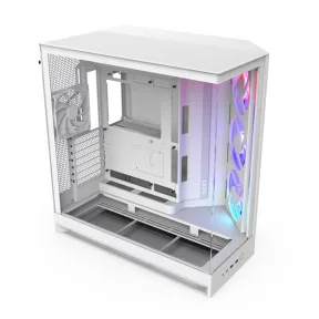Caja NZXT H9 Flow RGB E-ATX - Ventiladores y Cristales