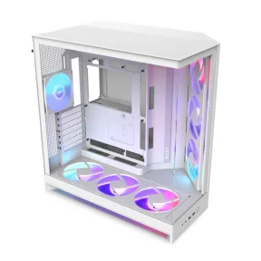 NZXT H9 Flow Plus - Caja e-ATX RGB con Ventiladores y Cristal