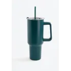 Taza termo 1200ml, botella ideal para bebidas calientes