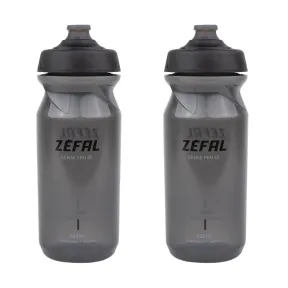 Bidón ZEFAL Sense Pro 650ml Pack de 2 - Negro Ahumado