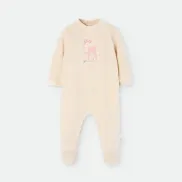 Pelele beige Tundosado 7033 para bebé, Waterlemon
