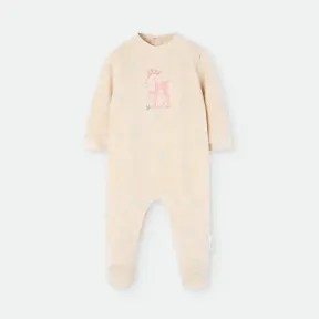 Pelele beige Tundosado 7033 para bebé, Waterlemon