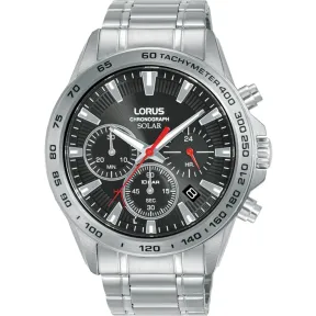 Reloj Lorus RM371DX9 Cronógrafo Solar Acero Inoxidable 10 BAR