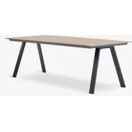 Mesa FAUSING natural de jardín A100xL220