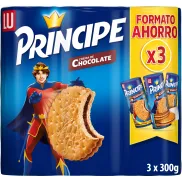 Galletas Príncipe Original 3 x 300g con Crema de Chocolate