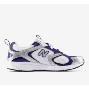 Zapatillas New Balance 408 para Hombre, gris y azul marino