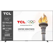 Smart TV 4K MiniLed TCL 115C7K de 115" - 292,1 cm