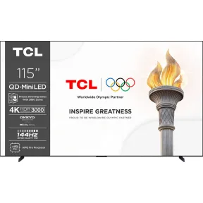 Smart TV 4K MiniLed TCL 115C7K de 115" - 292,1 cm