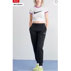 Pantalones deportivos Nike para mujer en negro y gris