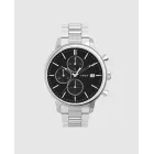 Reloj Timex Chicago TW2V01600 de acero y correa gris plata