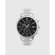 Reloj Timex Chicago TW2V01600 de acero y correa gris plata