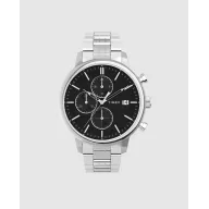 Reloj Timex Chicago TW2V01600 de acero y correa gris plata