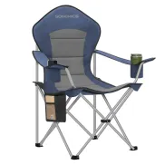 Silla Plegable de Camping SONGMICS con Portavasos en 3 Colores