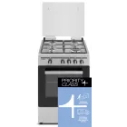 Cocina a Gas Butano Sauber SCI41GB 4 Quemadores Inox