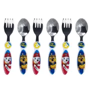 Cubiertos metálicos Paw Patrol Pup Power - Set de 3x2