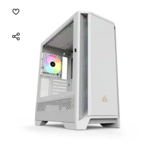 Torre ATX Forgeon Airflow Mesh Blanca con ARGB Mithril