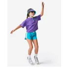 Pantalón Corto Niños Turquesa para Múltiples Deportes
