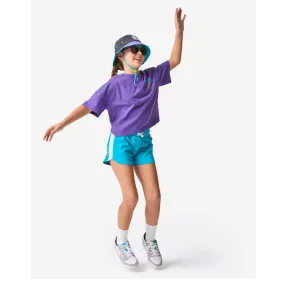 Pantalón Corto Niños Turquesa para Múltiples Deportes
