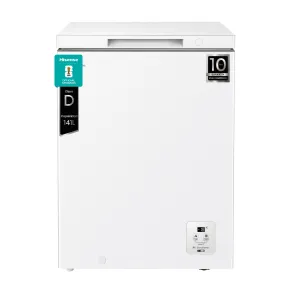 Congelador Horizontal Hisense de 97L y 86cm de ancho