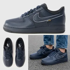 Zapatillas Nike Air Force 1 Unisex, Azul Marino Clásicas
