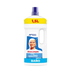Detergente Líquido Don Limpio Baño 3x 1.5 L Eliminador de Cal