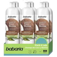 Champú hidratante de biotina y coco 6x700 ml (suscripción)