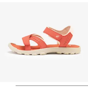 Sandalias NH100 para mujer de trekking en color naranja