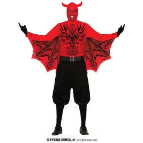 Diablo alado disfraz infernal