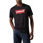 Camiseta Negra de Levis para un Estilo Moderno