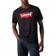 Camiseta Negra de Levis para un Estilo Moderno