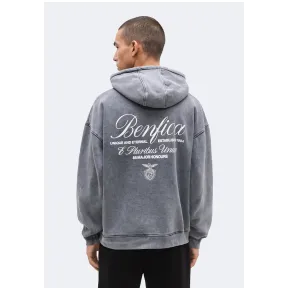Sudadera gris Washed del Benfica