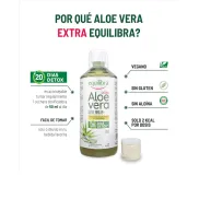 Aloe Vera Extra 99,5% Puro 1L, Suplemento Detox Sin Aloína