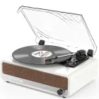 Tocadiscos Bluetooth Udreamer con USB, AUX y diseño espejo