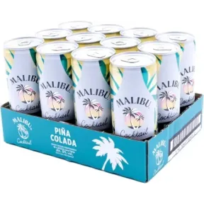 Malibú Piña Colada REDI Cóctel 12x250ml