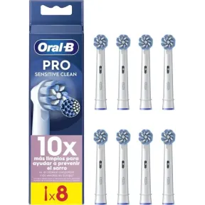 Recambios Oral-B Pro Sensitive Clean: Pack de 8 unidades