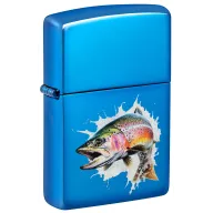 Original Zippo Mechero Jumping Fish