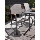 SIRDAL gris: Silla apilable moderna y funcional