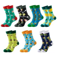 Calcetines Coloridos Divertidos para Hombre y Mujer - 7 PARES