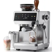 Cafetera Espresso AMZCHEF con Molinillo de 20 Bares
