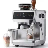 Cafetera Espresso AMZCHEF con Molinillo de 20 Bares