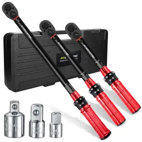 Llave Dinamométrica ATsafepro Alta Precisión 3-230 NM 6 Piezas
