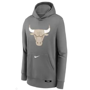 Sudadera gris Junior con capucha NIKE CHICAGO BULLS